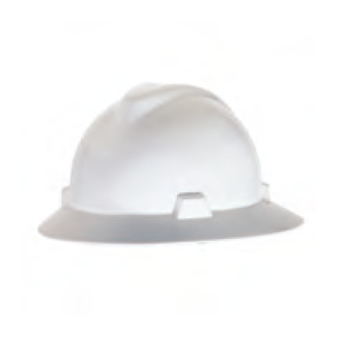<p>
	MSA V-Gard® Protective Hats - White</p>

