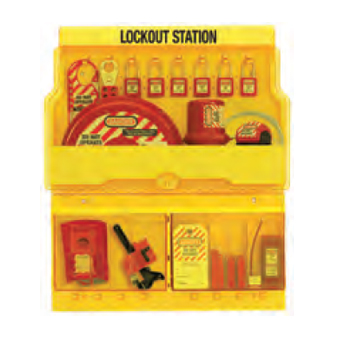 <p>
	LOCK-OUT STATIONS</p>
<p>
	Includes station S1850, 6-A1106RED, 1-420, 1-427, 1-S2005,1-488,<br />
	2-491B, 4-493B, 2-496B, 2 bags of 497A</p>
