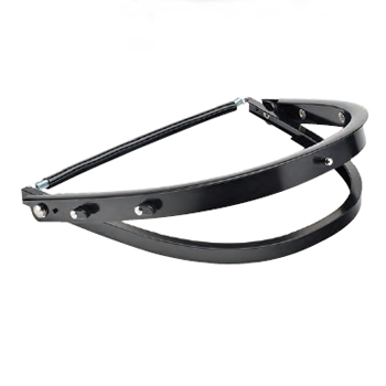 <p>
	Aluminum Visor Bracket that directly attaches to most Safety Caps for High Temperature   Applications. (Not for use with cap muffs)</p>

