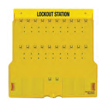 <p>
	Unfilled padlock station for 20 padlocks</p>
<p>
	Width: 558mm, Length: 558mm, Depth: 44mm</p>
