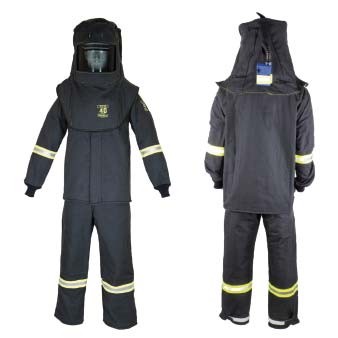 <p>
	40 Cal TCG(TM) Arc Flash Kit (Hood, Coat, and Bib Suit Set)</p>
