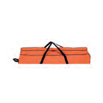 <p>
	<strong>Transport Bags</strong></p>
<p>
	Lightweight but robust bags for transport and storage of stretchers, made from coated nylon fabric, colour orange, with two-way-zippers and carrying belts in black.</p>
