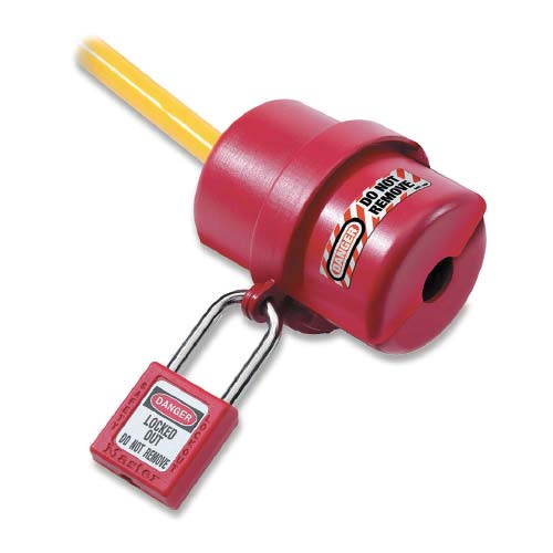 <ul>
	<li>
		Plug lock-out (120 V - 240 V)</li>
	<li>
		Width: 70mm</li>
	<li>
		Length: 95mm</li>
	<li>
		Depth: 55mm</li>
</ul>
