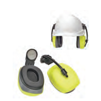 <p>
	Cording: Cap-Mounted Low Profile Ear Muff, 8.1 oz./230g. Hi-Vis Yellow Color<br />
	Protection Level : 99-109 dB</p>
