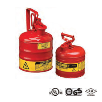 <p>
	Justrite 1gal Type I Safety Can, Red, Trigger Handle<br />
	 </p>
