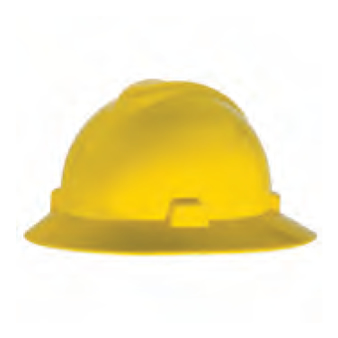 <p>
	MSA V-Gard® Protective Hats - Yellow</p>
