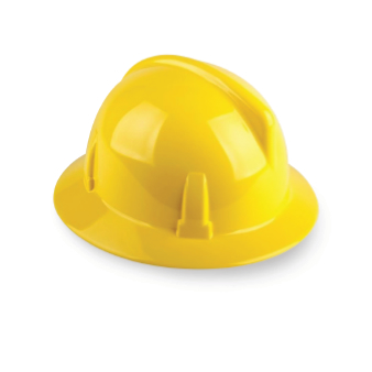 <p>
	MSA V-Gard® Protective Hats - Yellow</p>
